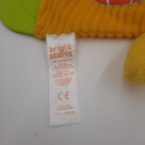 Bright Starts Giraffe Baby Lovey Yellow 10 Inch Plush Stuffed Animal Toy Gift - Picture 5 of 5